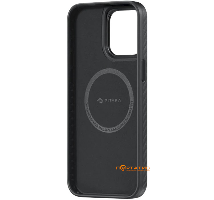 Pitaka MagEZ Case 4 Twill 1500D Black/Grey for iPhone 15 Pro Max (KI1501PM)