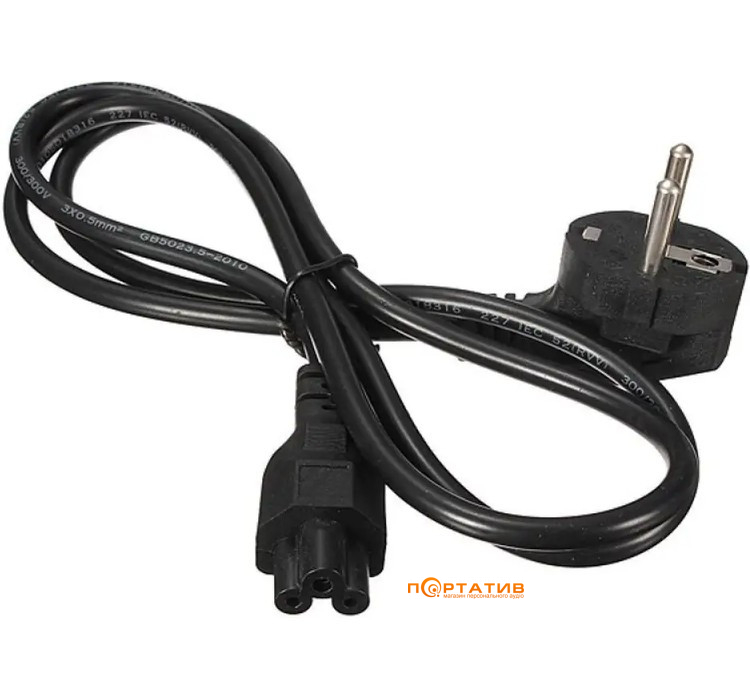 Кабель живлення PowerPlant 3-pin CEE7/7-C5 1.8 м (PWRCABLENOUT)