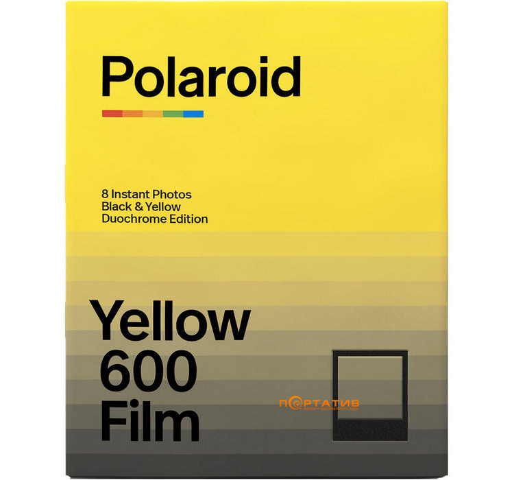 Polaroid Color Film for 600 Black and Yellow Duochrome Edition