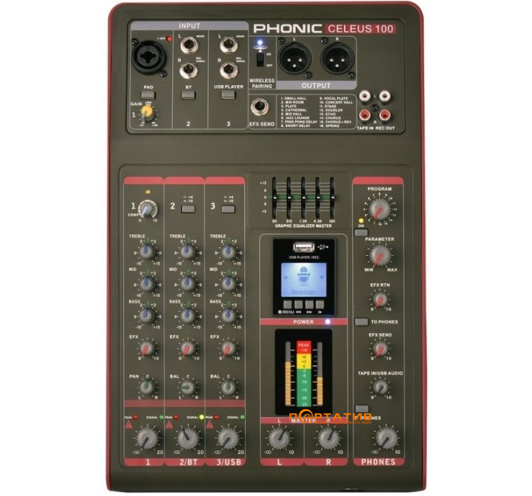 Микшерный пульт Phonic Celeus 100
