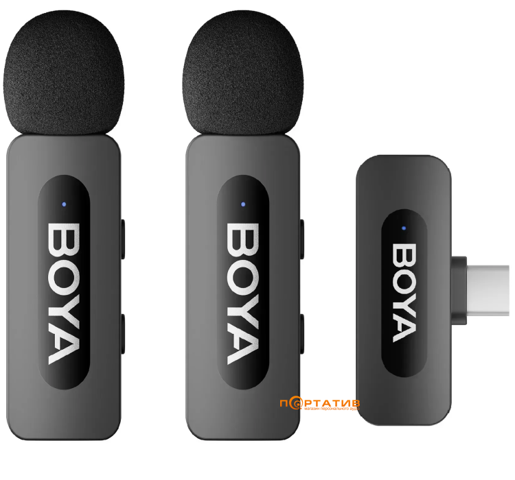 Микрофон BOYA BY-V20 Type-C Black