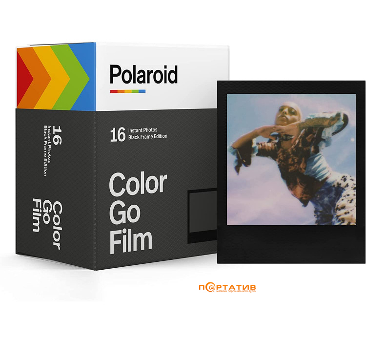 Polaroid Color GO Film Double Pack - Black Frame Edition