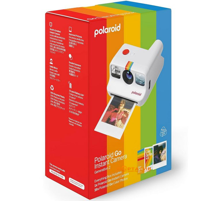 Камера моментального друку Polaroid Go Gen 2 White Everything Box (6282)