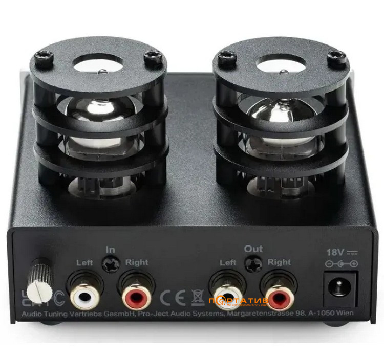 Фонокорректор Pro-Ject Tube Box E Black