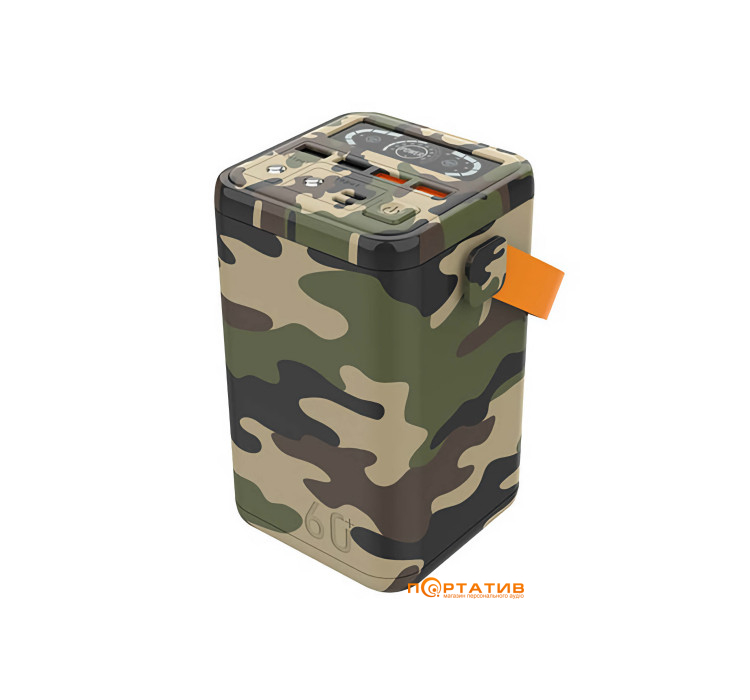 Зовнішній акумулятор  Potujnist 60000mAh 65W Camo