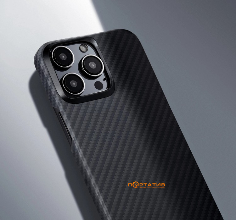 Pitaka MagEZ Case 4 Twill 1500D Black/Grey for iPhone 15 Pro (KI1501P)