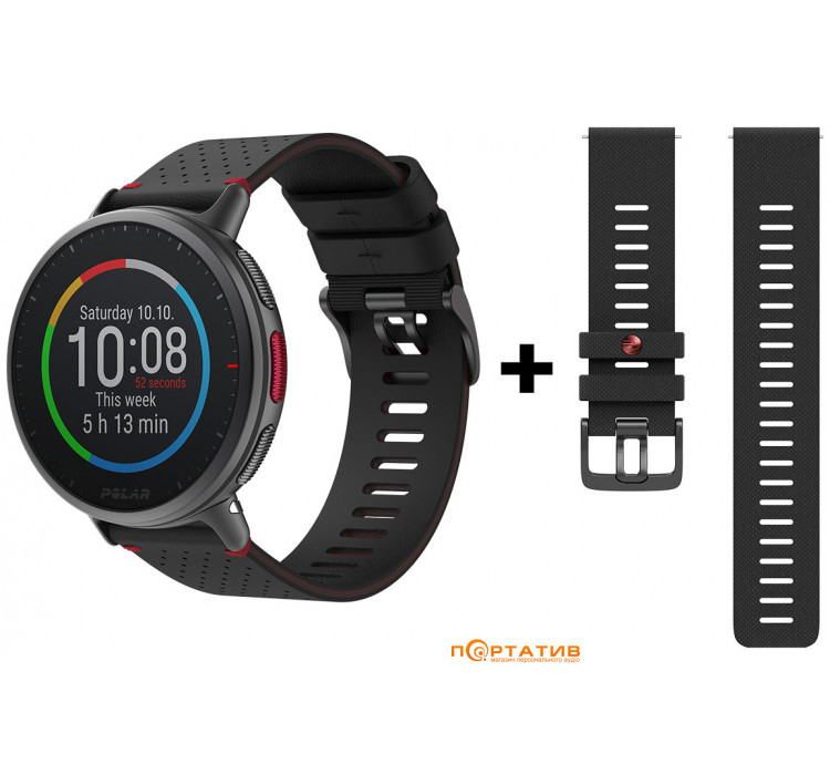 Спортивний годинник Polar Vantage V2 Shift Black/Red (PL-900101216)