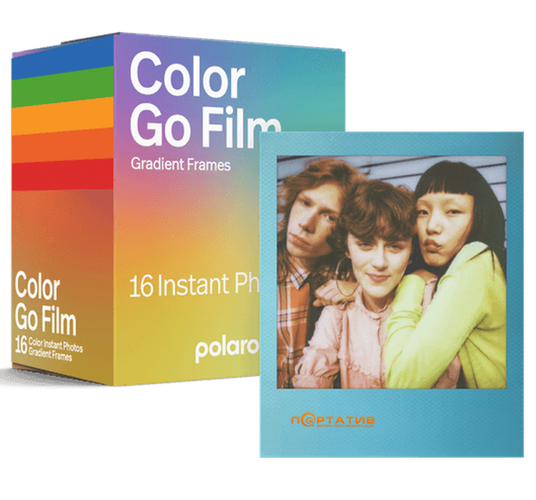 Фотоплівка Polaroid Color GO Film Double Pack Gradient Frame (6383)