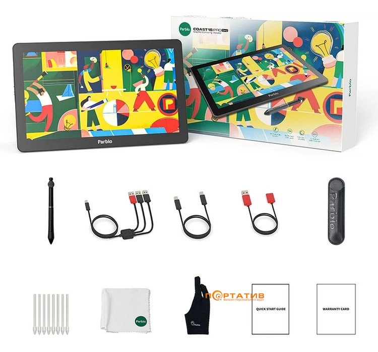 Графічний монітор Parblo Coast16 Pro (Gen2)
