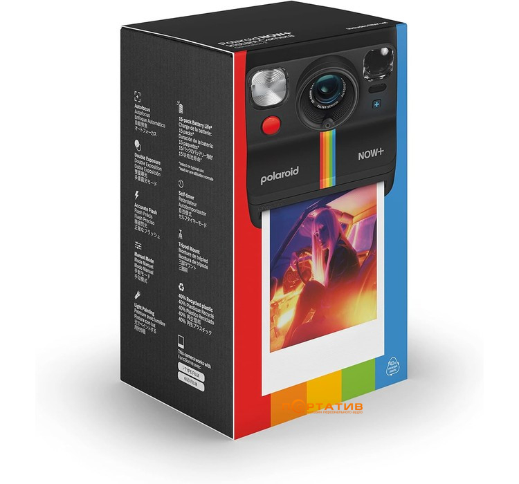Камера моментального друку Polaroid Now Gen 2 Black Everything Box Double Pack (6250)