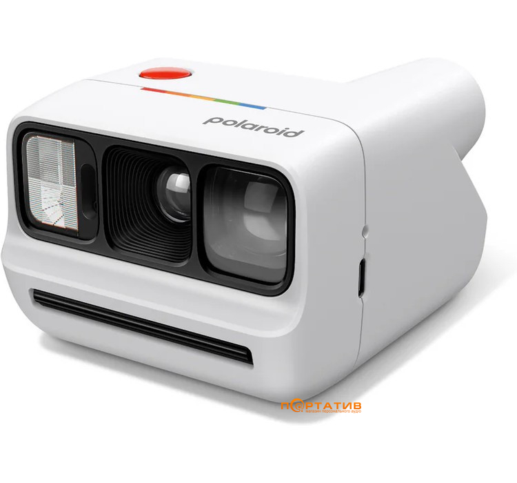 Камера миттєвого друку Polaroid Go Gen 3 White + Color Film Bundle (8 photos) (6648)