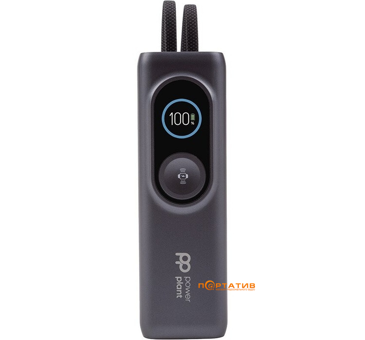 Зовнішній акумулятор PowerPlant 25000mAh, PD 170W, USB-C PD, USB-A, with Cables (PB931538)