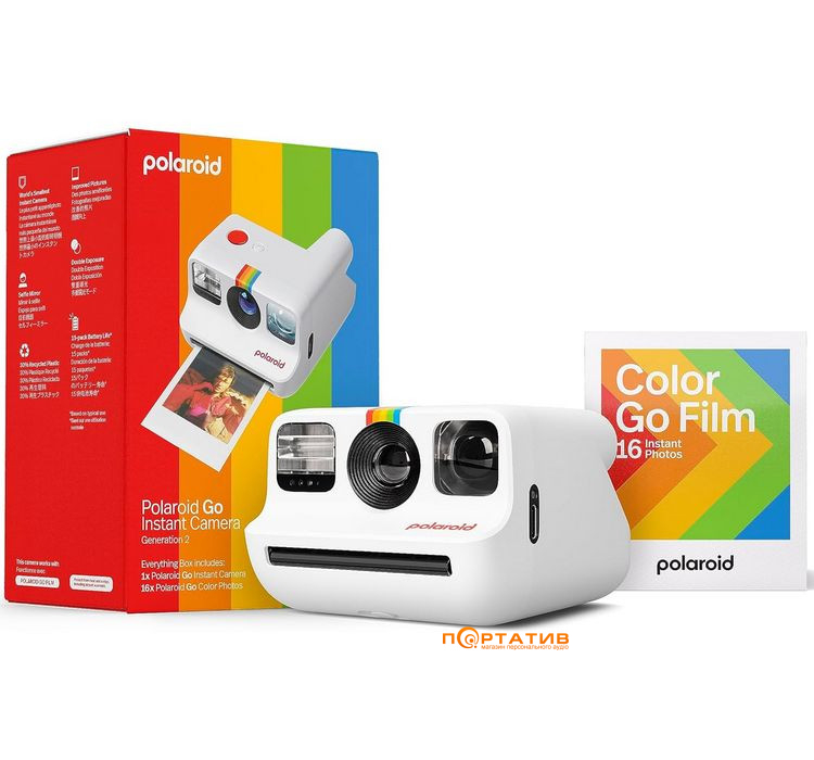 Камера моментального друку Polaroid Go Gen 2 White Everything Box (6282)