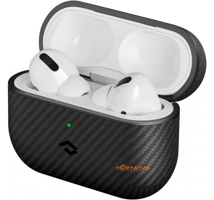 Pitaka MagEZ Case Twill Black/Grey for Airpods Pro 2nd Gen (APM7001)