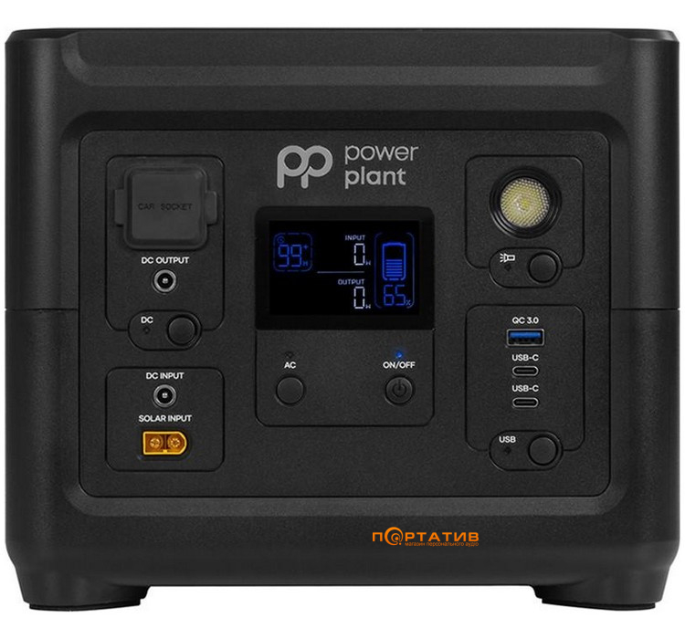 Зарядна станція PowerPlant HS500 288Wh, 500W, 80000mAh (PB930883)