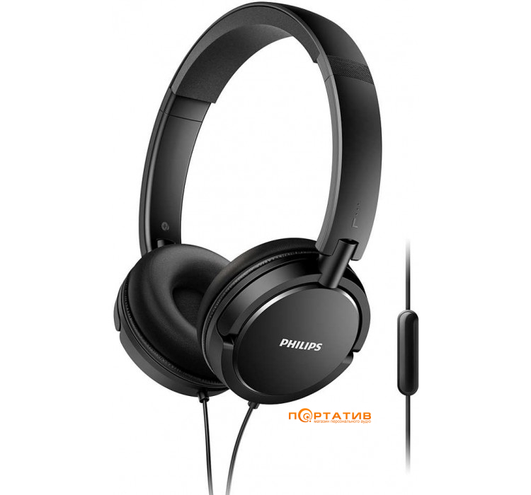 Навушники Philips SHL5005BK / 00 Mic Black