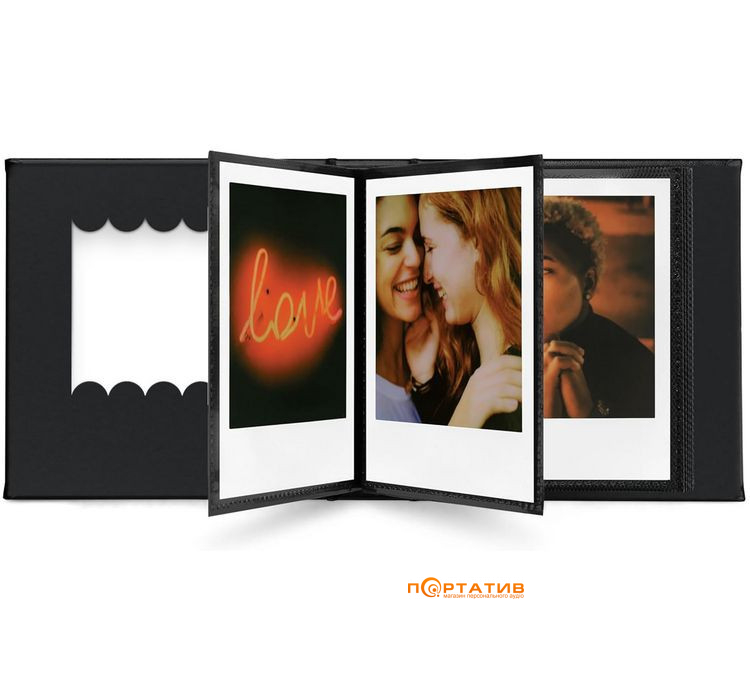 Фотоальбом Polaroid Scalloped Photo album small Black (6369)