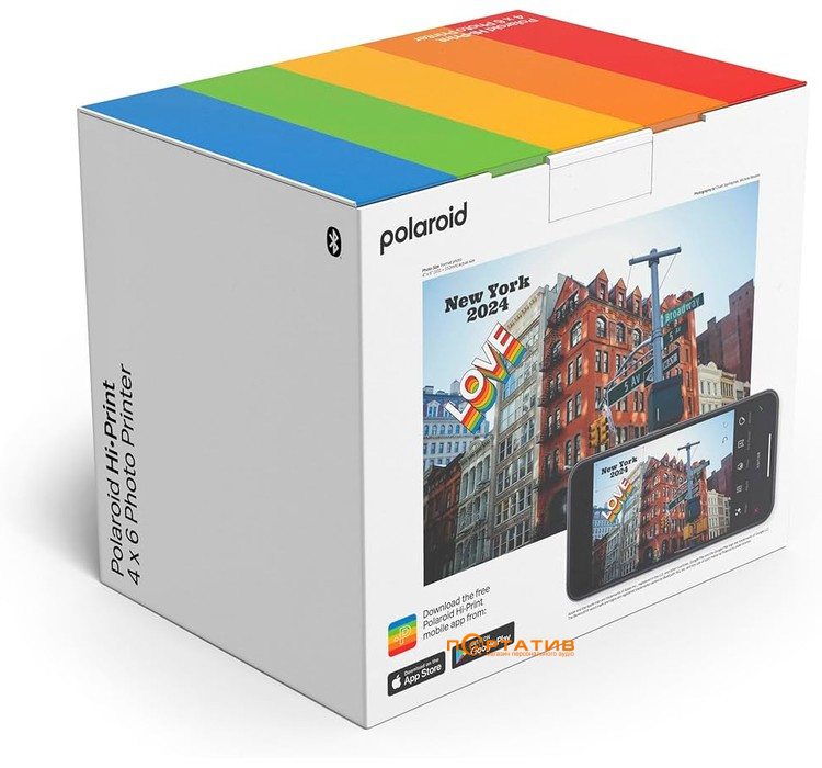 Фотопринтер Polaroid Hi-Print 4x6 Photo Printer (9165)