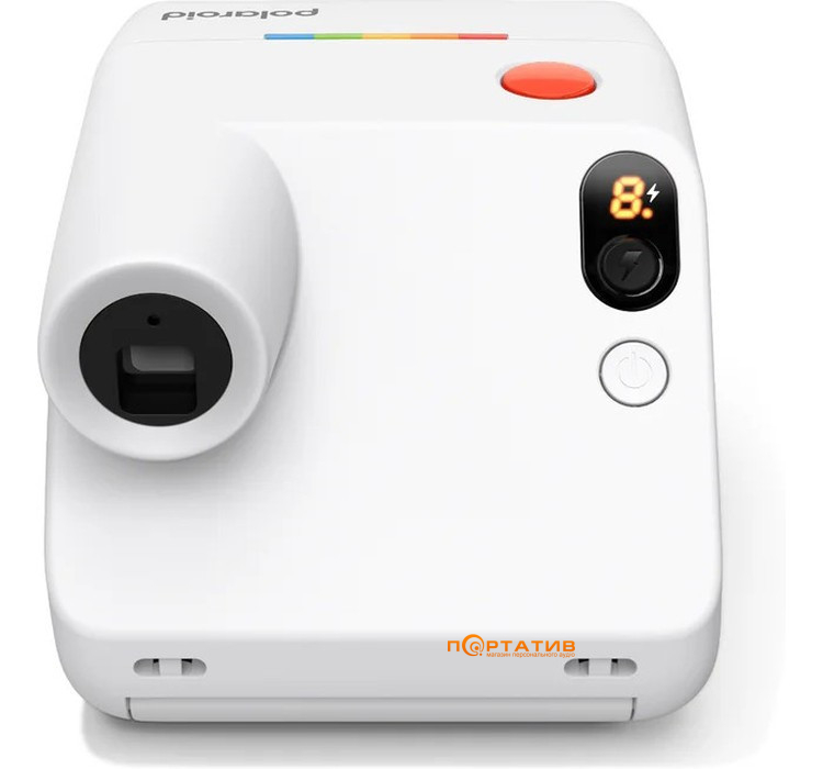 Камера миттєвого друку Polaroid Go Gen 3 White + Color Film Bundle (8 photos) (6648)