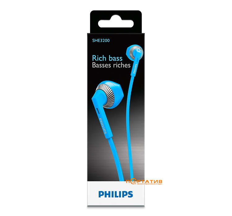 Philips SHE3200BL/00 Blue