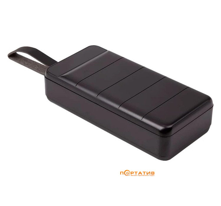 Внешний аккумулятор PowerPlant 36000mAh, PD 20W, USB-C, 3xUSB-A, Lightning - Black (PB931422)