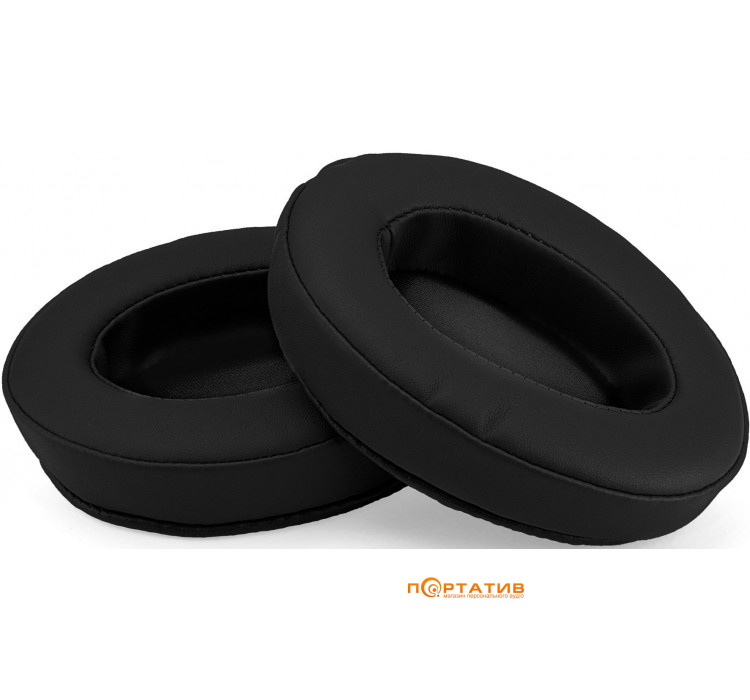 Brainwavz Headphone Memory Foam Earpads Oval PU Leather Black
