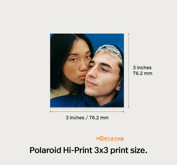 Фотоплівка Polaroid Hi Print 3x3 Paper Cartridge 30 Sheets (6646)