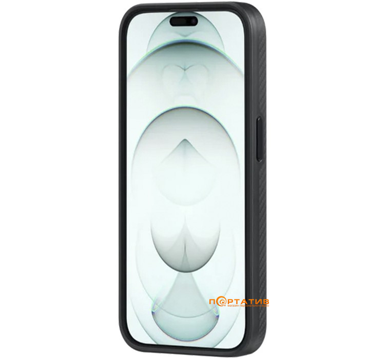 Pitaka MagEZ Case 4 Twill 600D Black/Grey for iPhone 15 Pro (KI1501PA)