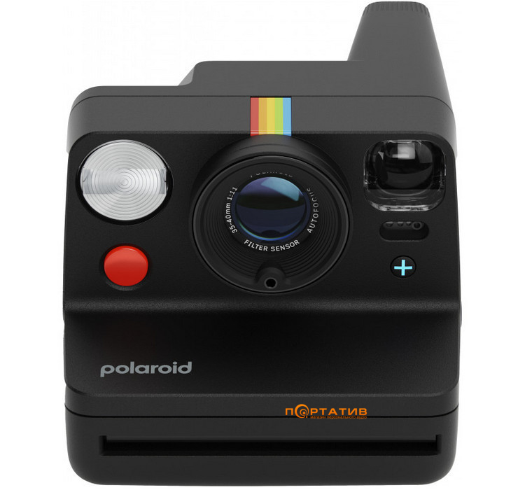 Камера моментального друку Polaroid Now + Gen 3 Black + Color Film Bundle (8 photos) (6575)