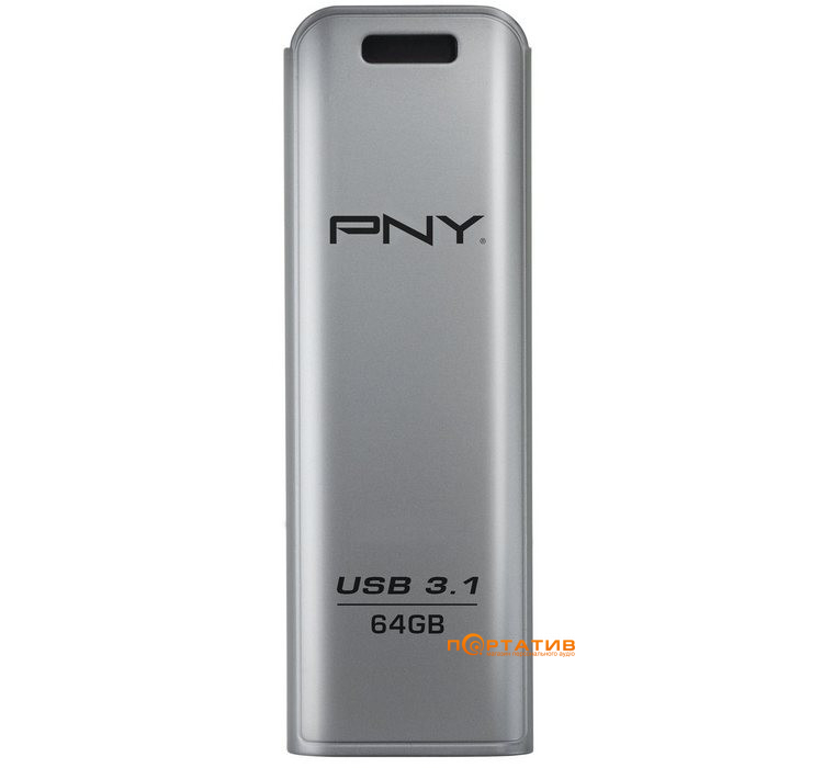 PNY Elite Steel 64 GB USB 3.1 (FD64GESTEEL31G-EF)