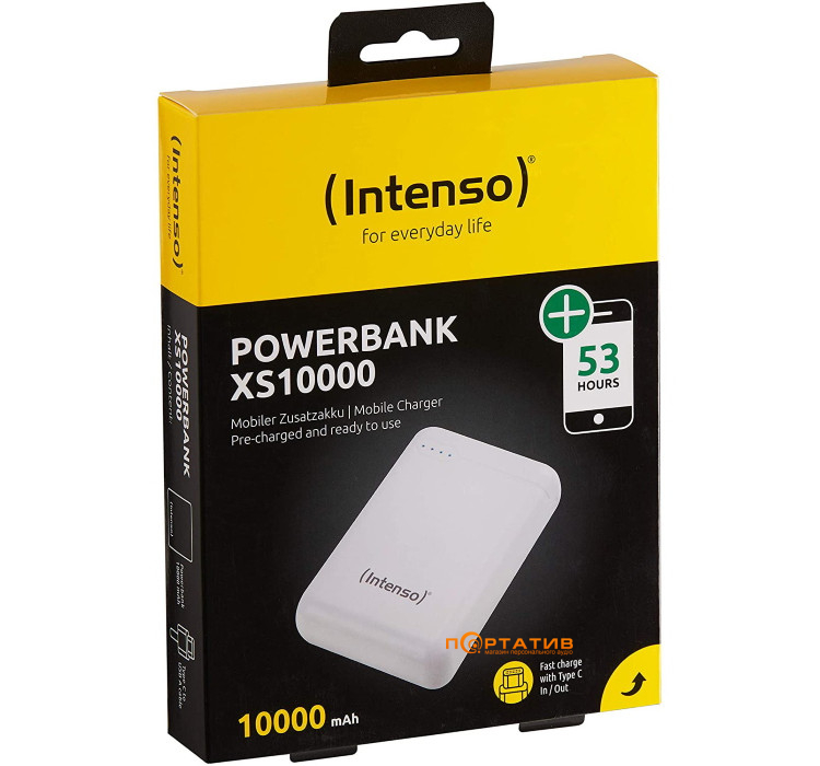 Intenso Power Bank 10000mAh XS10000 White (PB930395)
