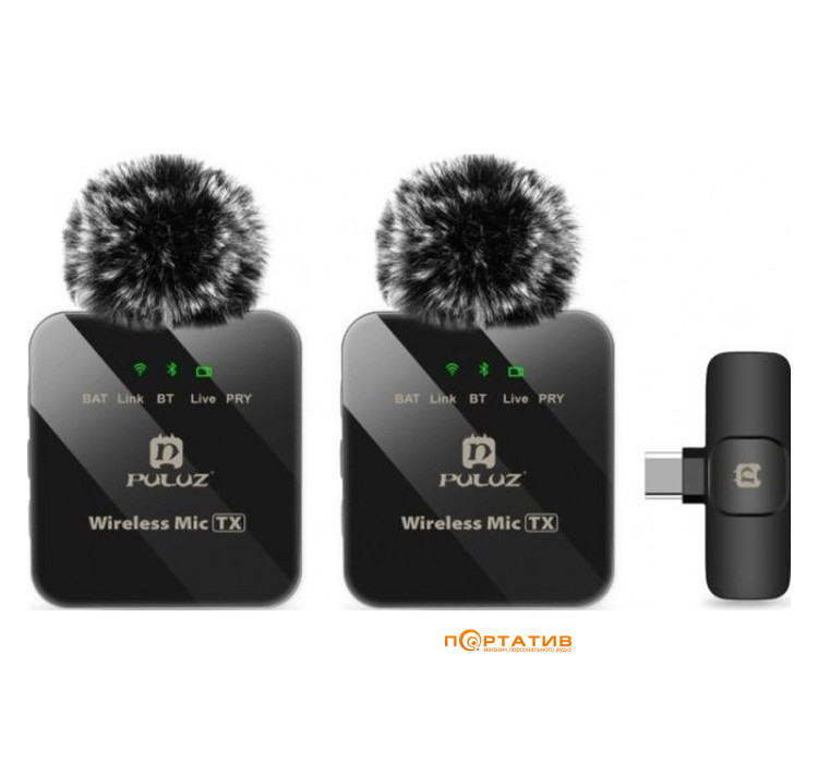 Микрофон Puluz PU648B Type-C