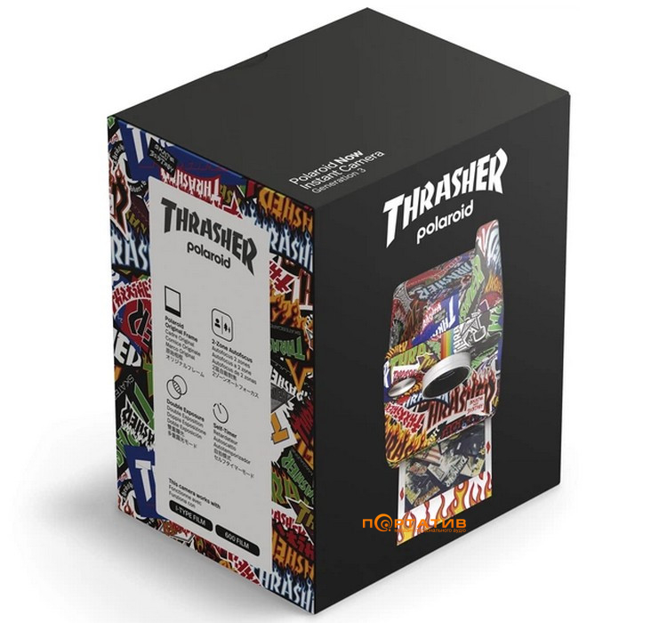 Камера моментального друку Polaroid Now Gen 3 Thrasher Edition (9187)