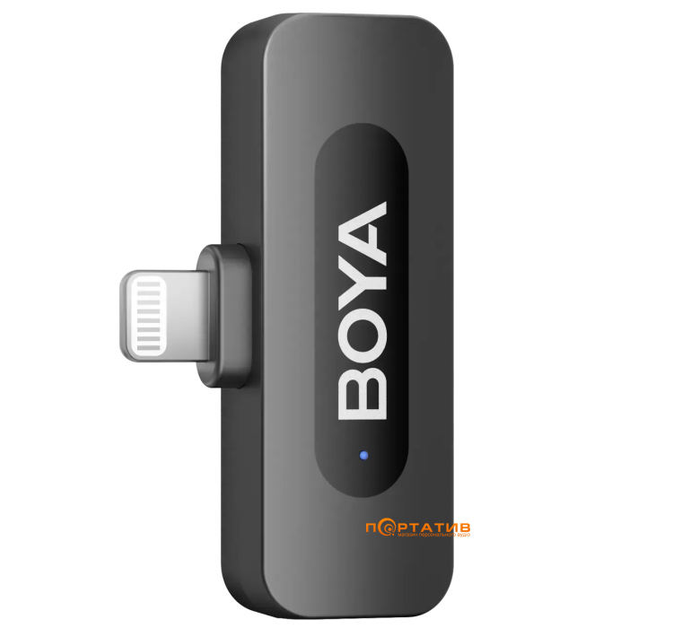 Мікрофон BOYA BY-V3 combo Type-C/Lightning Black