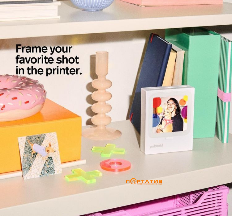 Фотопринтер Polaroid Hi Print 3x3 Pocket Photo Printer + 10 Sheets (9196)