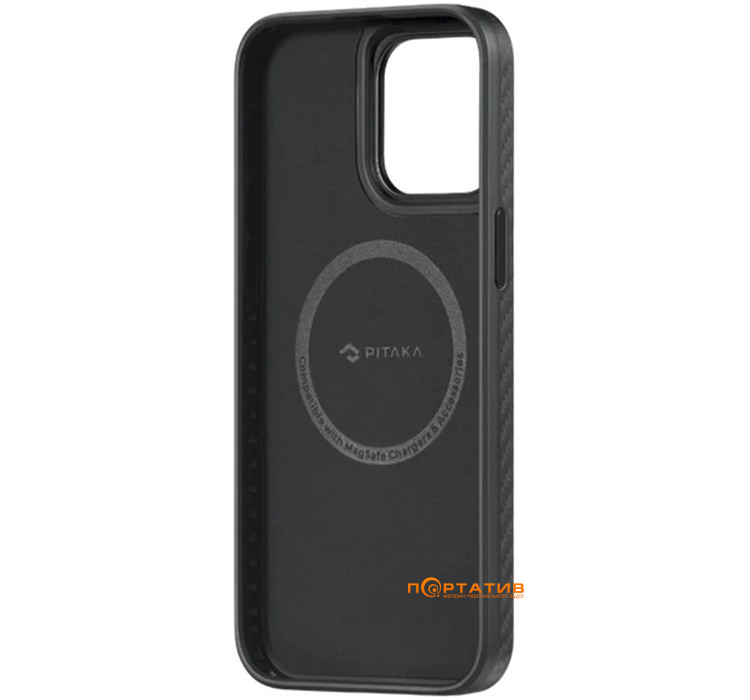 Pitaka MagEZ Case Pro 4 Twill 1500D Black/Grey for iPhone 15 Pro Max (KI1501PMP)