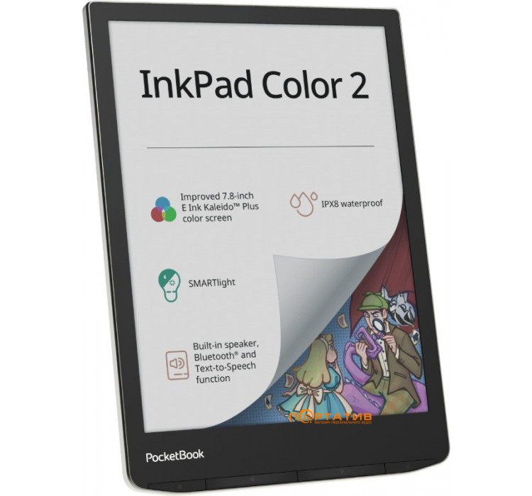 PocketBook 743C InkPad Color 2 Moon Silver (PB743C-N-CIS)