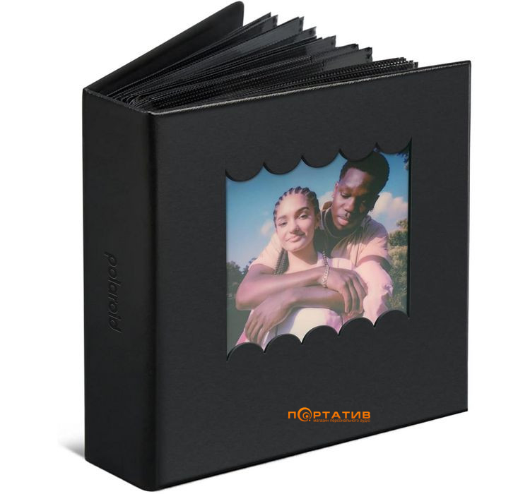 Фотоальбом Polaroid Scalloped Photo album small Black (6369)