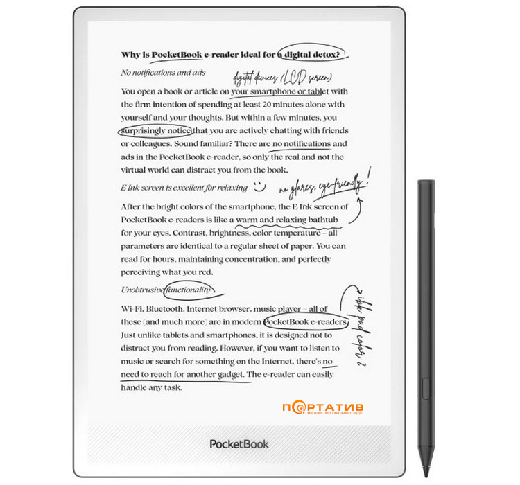 Электронная книга PocketBook 1030 InkPad One Matte Black (PB1030-8-WW)