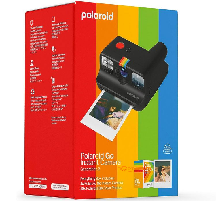 Камера моментального друку Polaroid Go Gen 2 Black Everything Box (6280)