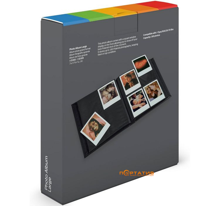 Фотоальбом Polaroid Photo album large Black (6368)