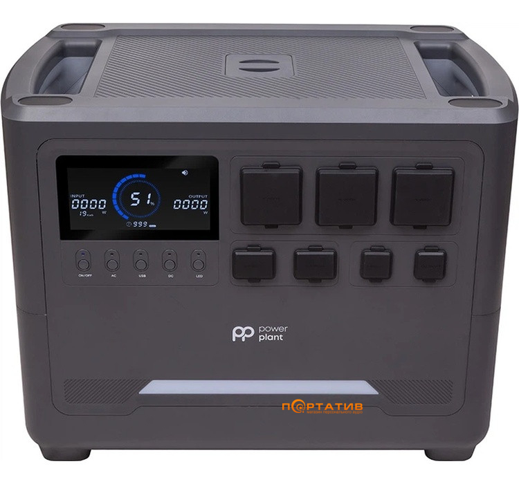 Зарядна станція PowerPlant G36 3072Wh, 3600W (PB931569)