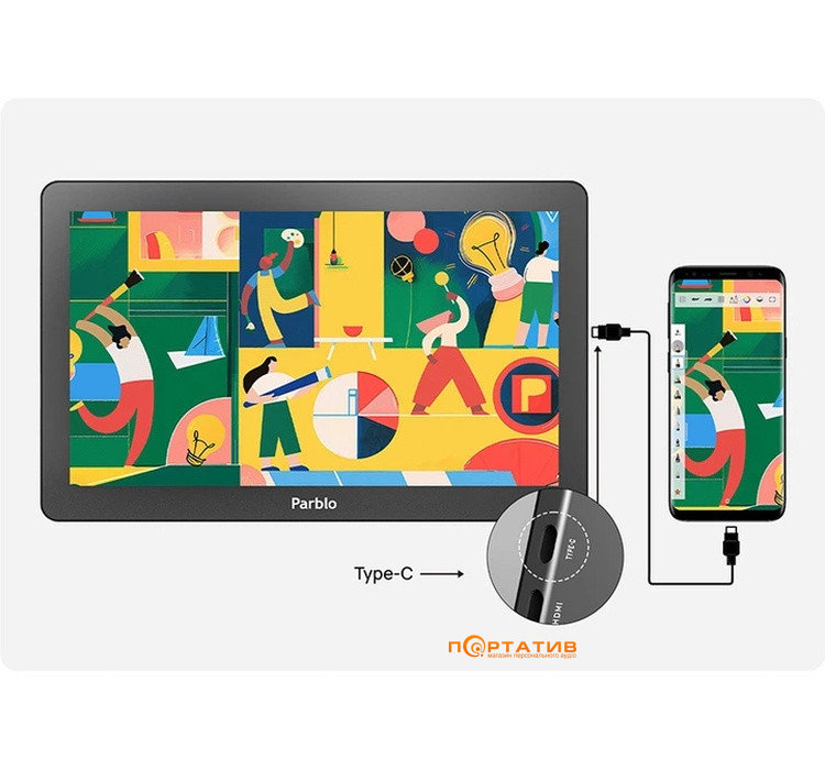 Графічний монітор Parblo Coast16 Pro (Gen2)