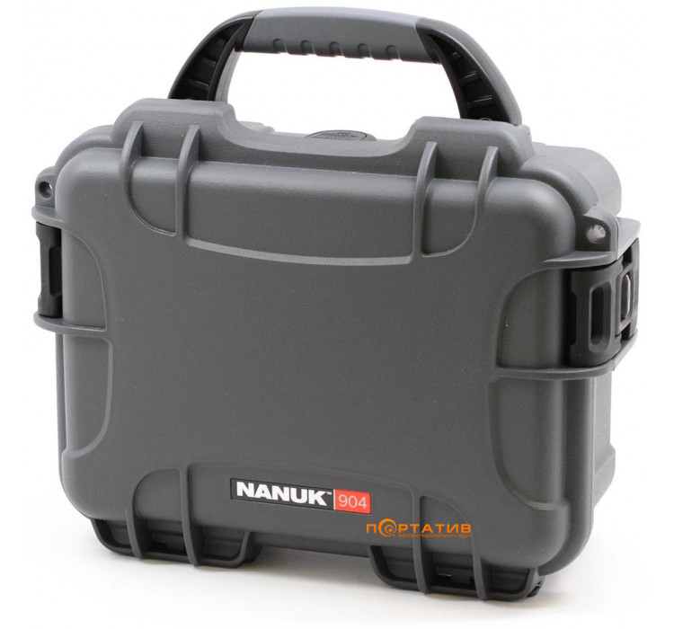 Nanuk Case 904 With Foam Graphite (904-1007)