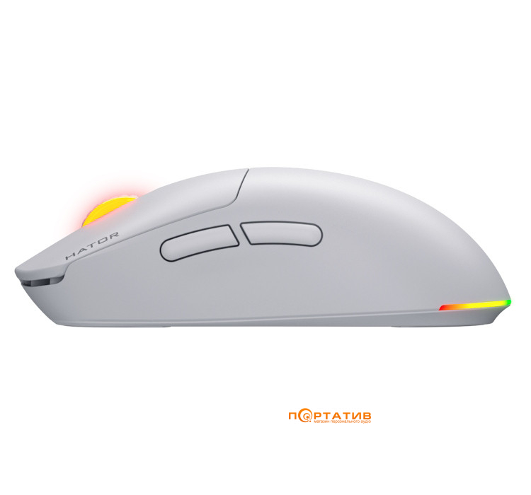 Ігрова миша HATOR Quasar 3 Wireless White (HTM731)