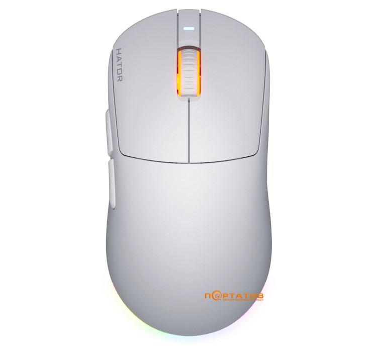 Ігрова миша HATOR Quasar 3 Wireless White (HTM731)