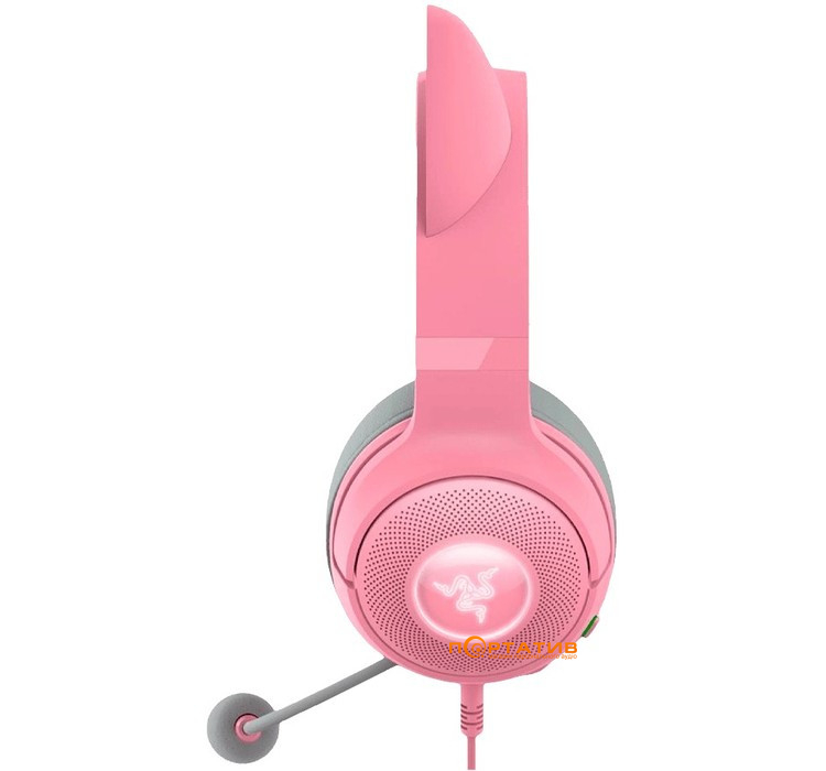 Игровая гарнитура Razer Kraken Kitty V2 Quartz (RZ04-04730200-R3M1)