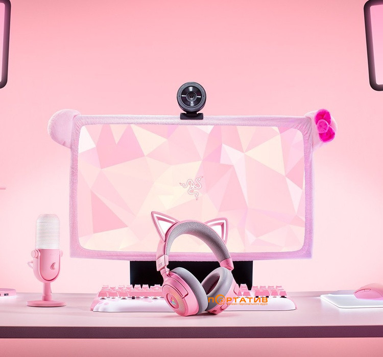 Ігрова гарнітура Razer Kraken Kitty V3 PRO Quartz (RZ04-05170200-R3M1)