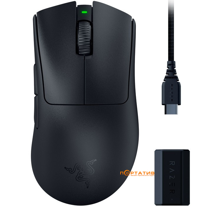 Razer DeathAdder V3 PRO and HyperPolling Wireless Dongle (RZ01-04630300-R3WL)