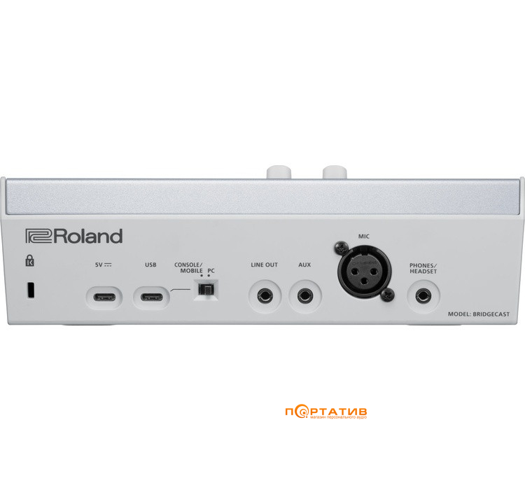 Аудіоінтерфейс Roland Bridge Cast White